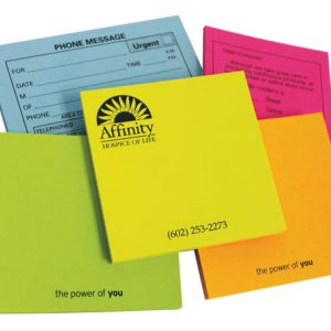 4" x 3" Colour Burst Adhesive Note Pad - 50 Sheets SN-4x3-50-CB Note Pads Colour Burst Note Pads