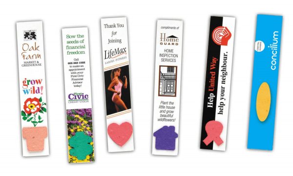 Seeded Paper Bookmark SP-1020 Seeded Products Seeded Paper Bookmarks
