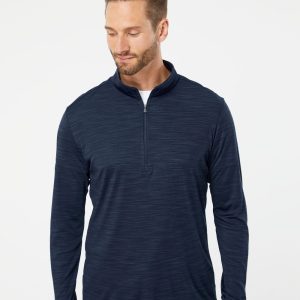 Adidas Lightweight Mélange Quarter-Zip Pullover
