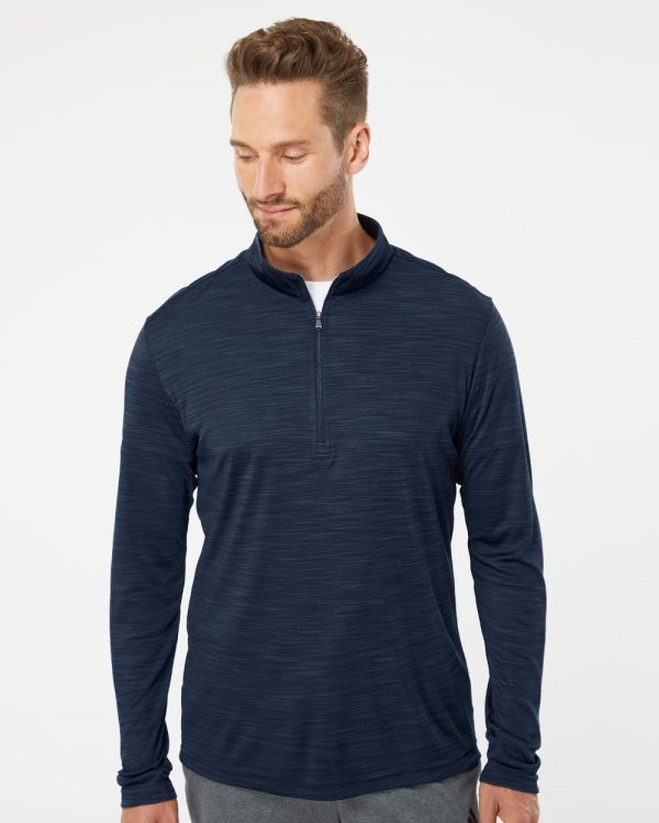 Adidas Lightweight Mélange Quarter-Zip Pullover