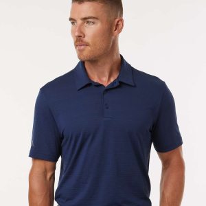 Adidas Men's Textured Stripe Polo