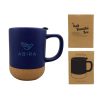 Evora 325ml (11 fl oz) Cork Base Ceramic Mug - Image 5