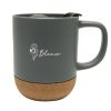 Evora 325ml (11 fl oz) Cork Base Ceramic Mug - Image 4