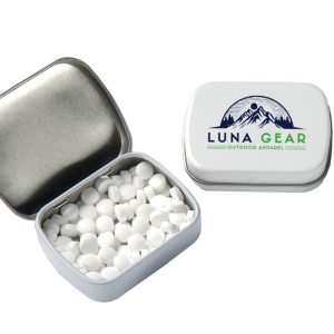 Mini Hinged Tins With Power Mints