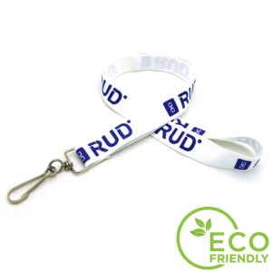 Silkscreened Organic Lanyard w/ Standard Attachment