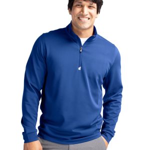 Traverse Recycled Smooth Stretch Mens Quarter Zip Pullover