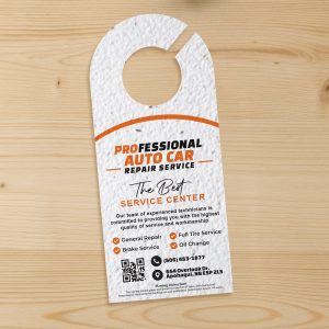 Seeded Paper Door Hangers