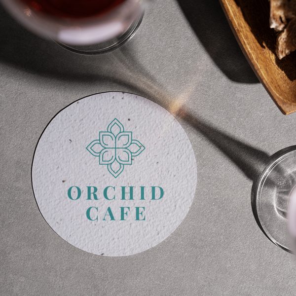 Seeded Paper Coaster