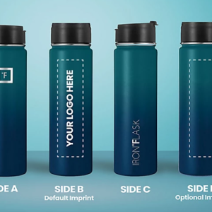 Iron Flask Wide Mouth Bottle Gradient Colour 22 oz