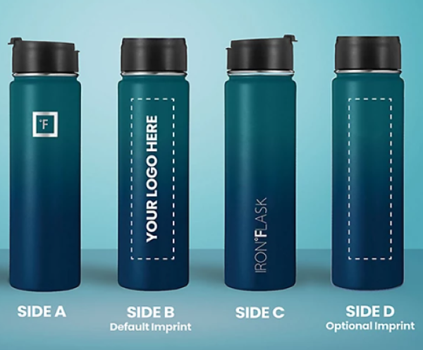 Iron Flask Wide Mouth Bottle Gradient Colour 22 oz