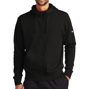 NIKE® Club Fleece Sleeve Swoosh Full Zip Hoodie