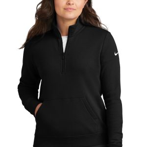 NIKE® Club Fleece Sleeve Swoosh Ladies' 1/2 Zip