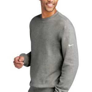 NIKE® Club Fleece Sleeve Swoosh Crew